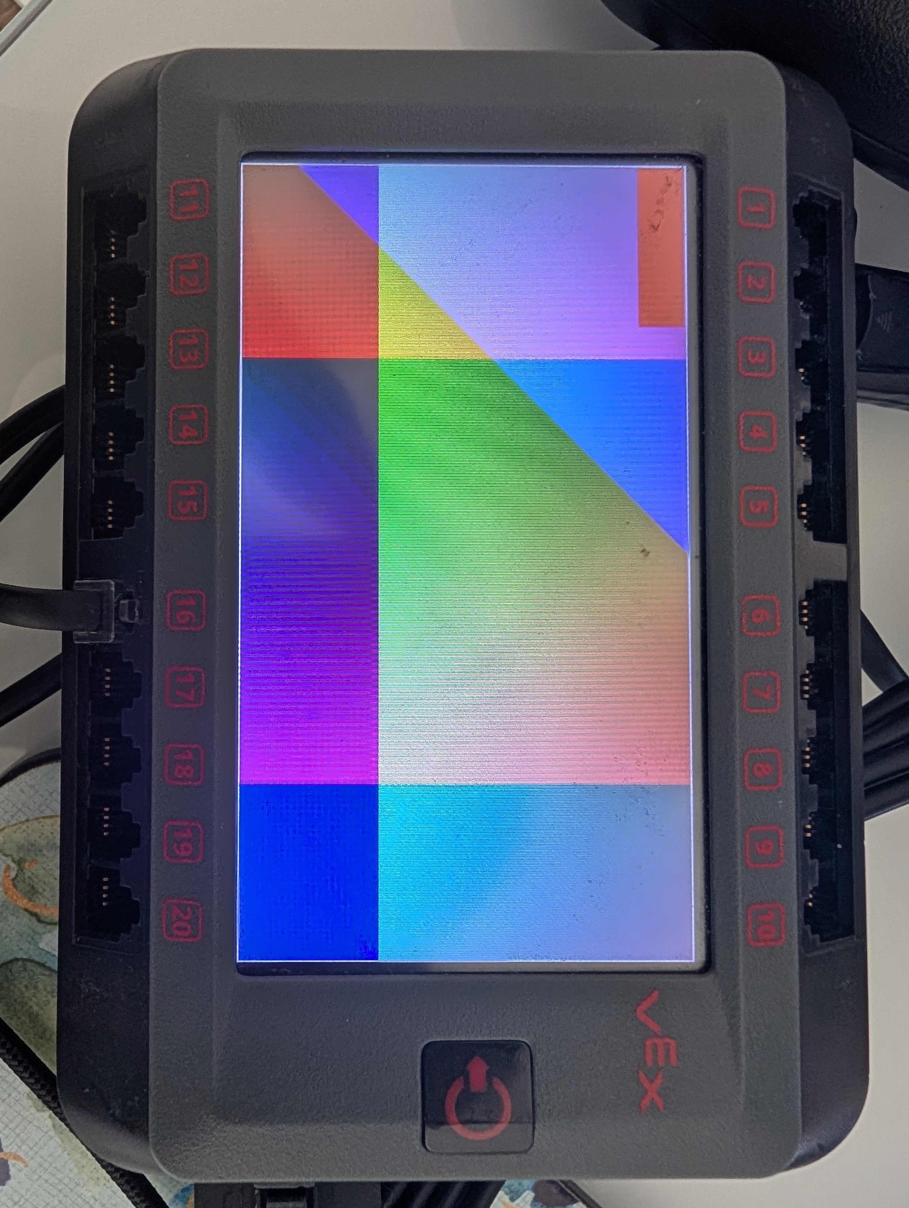 Full demo of fullscreen explicit, showing a brain program running without the typical top blue bar